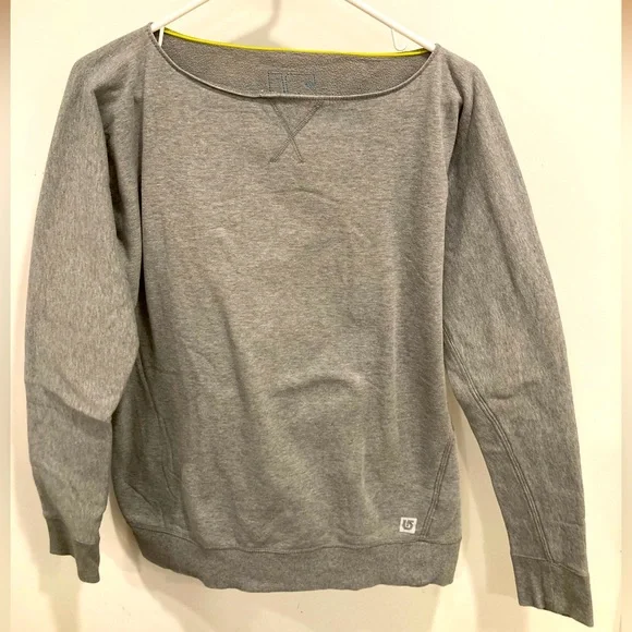 Burton fleece Dolman sleeve boat neck sweatshirt - Picture 1 of 8